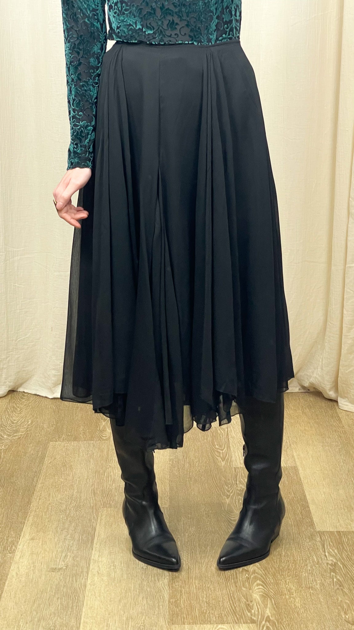 Jupe Prune - Jupe longue fluide