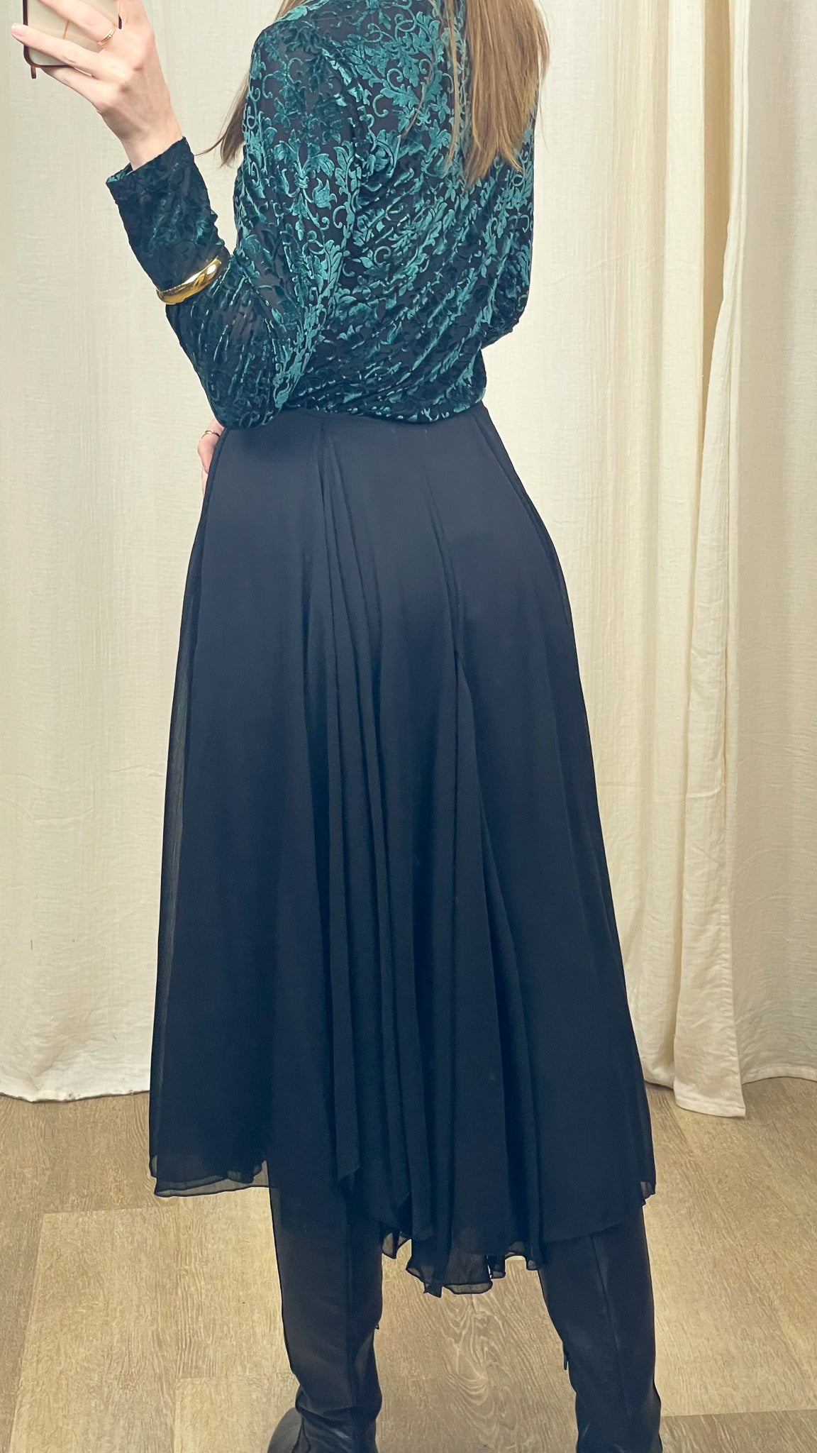 Jupe Prune - Jupe longue fluide