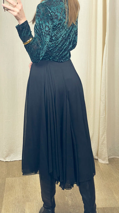 Jupe Prune - Jupe longue fluide