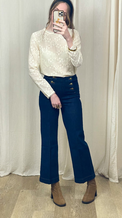 Blouse Béryl – Blouse en dentelle fleurie