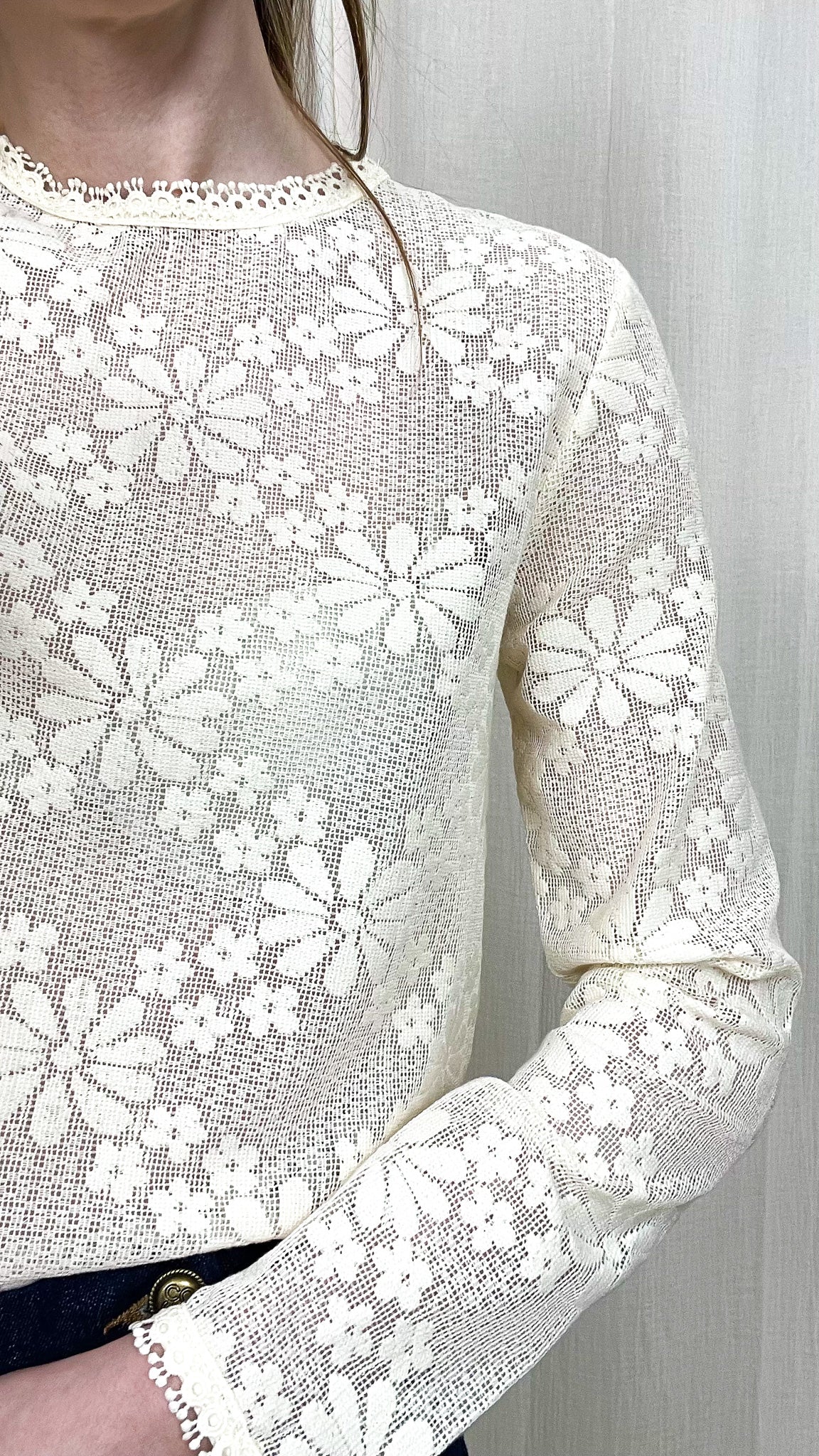 Blouse Béryl – Blouse en dentelle fleurie