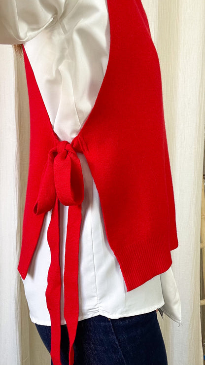 Pull sans manches à nœuds – Pull Caroline