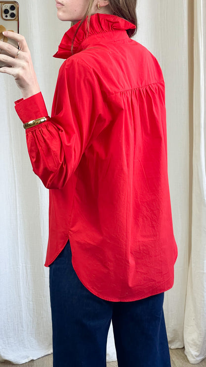 Chemise Lucinda – Chemise col montant volanté
