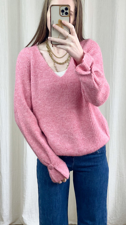 Pull Morgane - Pull ample col V