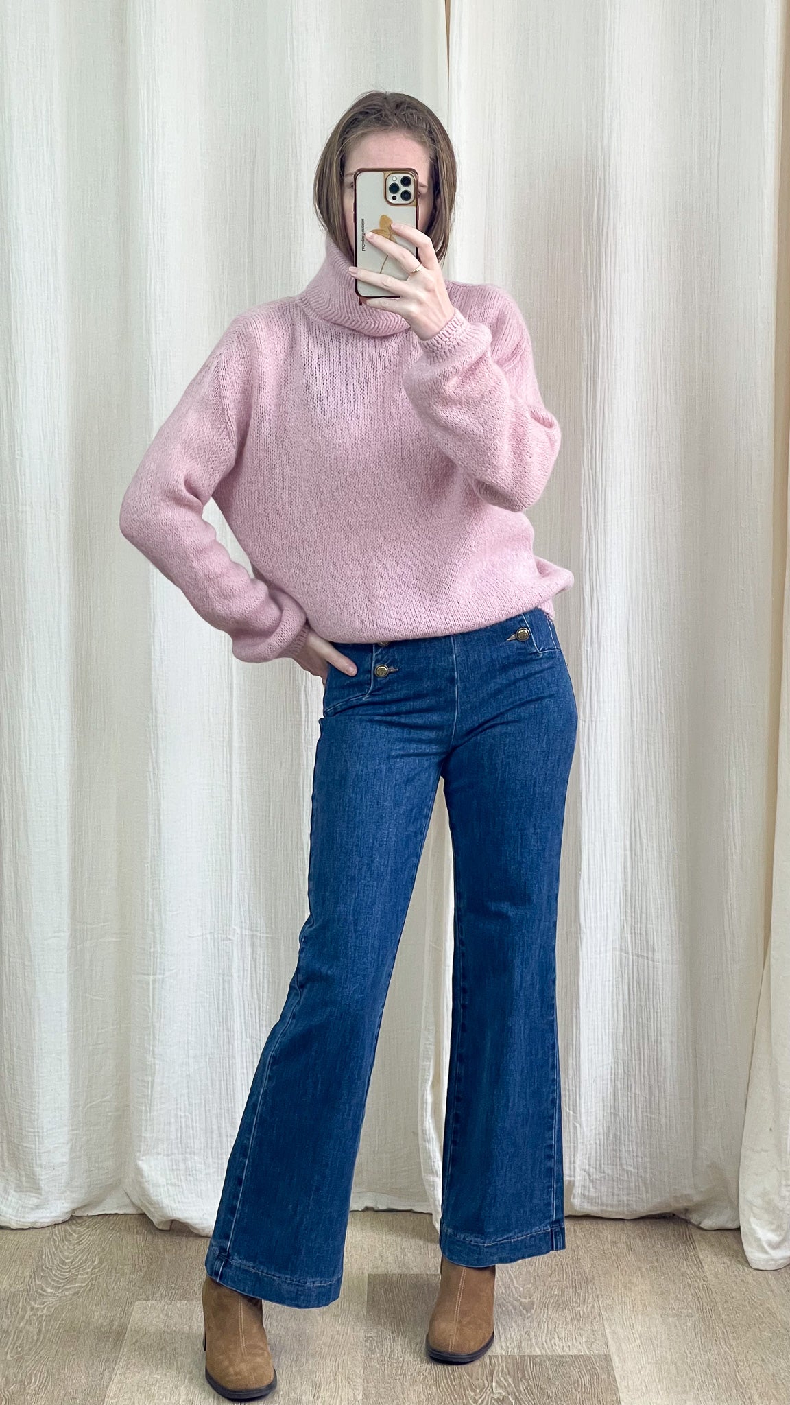 Pull Alicia - Pull col roulé en mohair