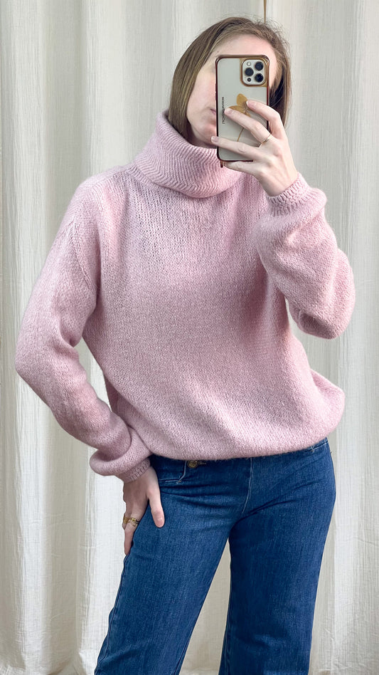 Pull Alicia - Pull col roulé en mohair