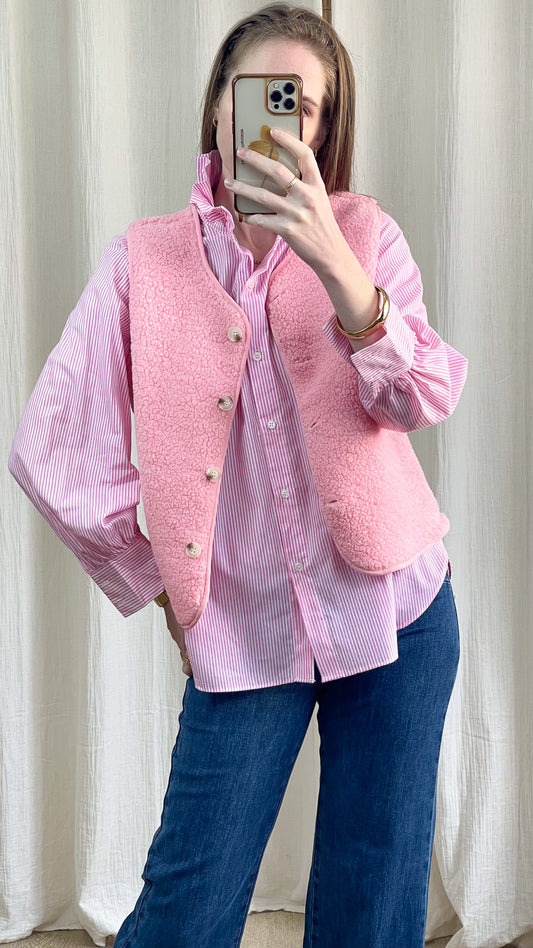 Veste Lucienne – Gilet sans manches en sherpa