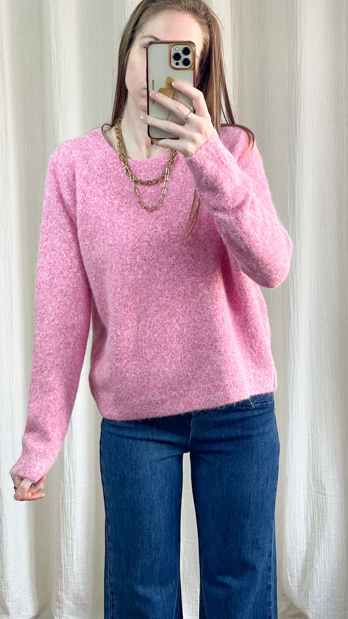 Pull Roseline – Pull avec nœud vichy dans le dos