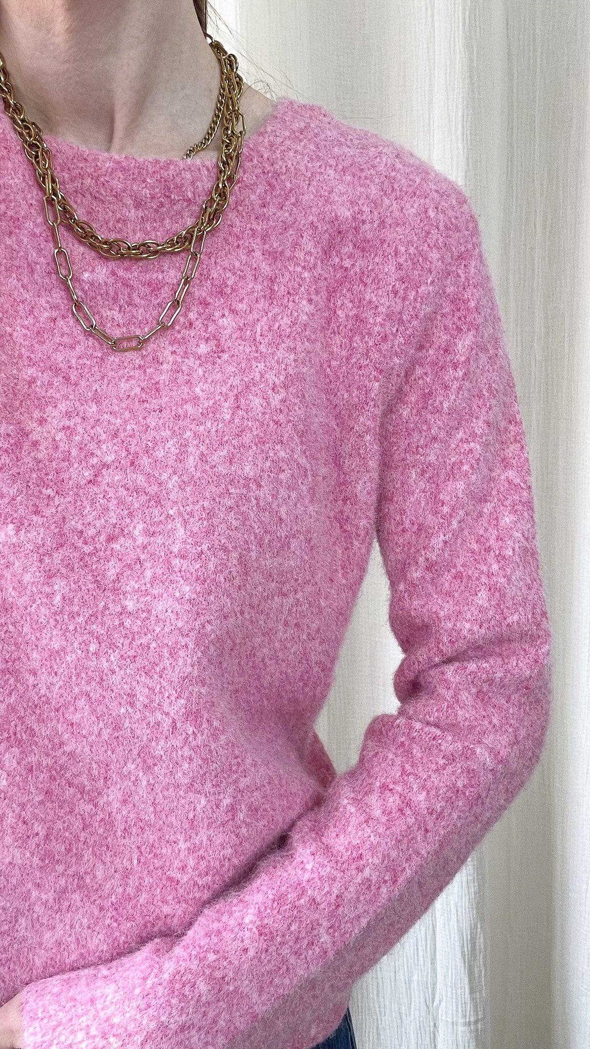 Pull Roseline – Pull avec nœud vichy dans le dos