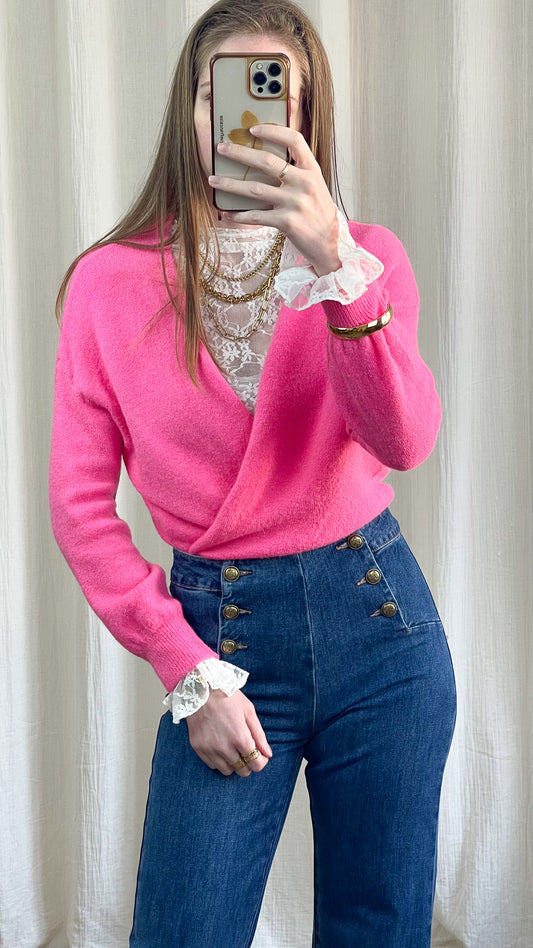 Gilet Lisa - Gilet avec boutons en baby alpaga