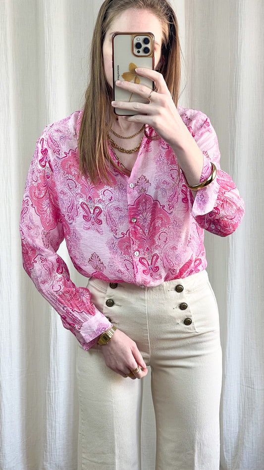 Chemise Patricia – Chemise fluide en viscose effet voile