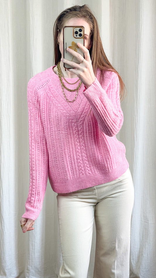 Pull Sandrine - Pull ajouré col rond