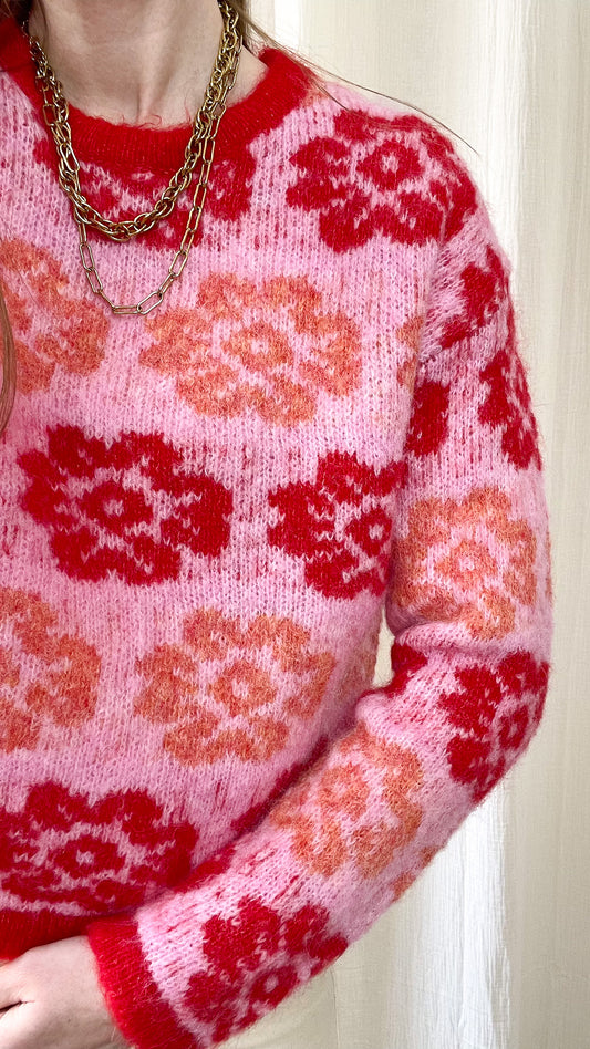 Pull Harmony - Pull imprimé fleurs