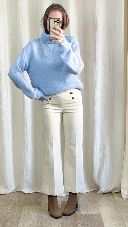 Pull Alicia - Pull col roulé en mohair