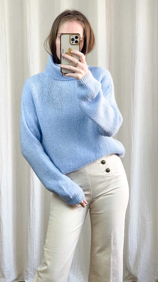 Pull Alicia - Pull col roulé en mohair