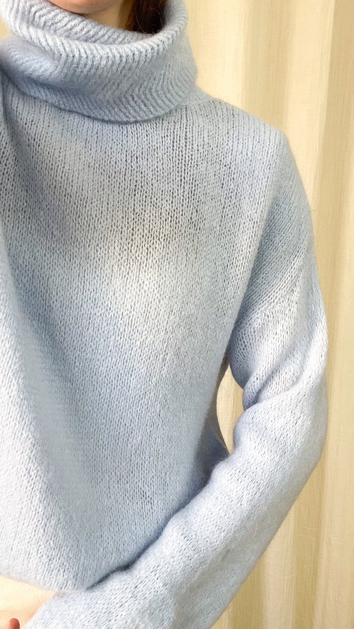 Pull Alicia - Pull col roulé en mohair