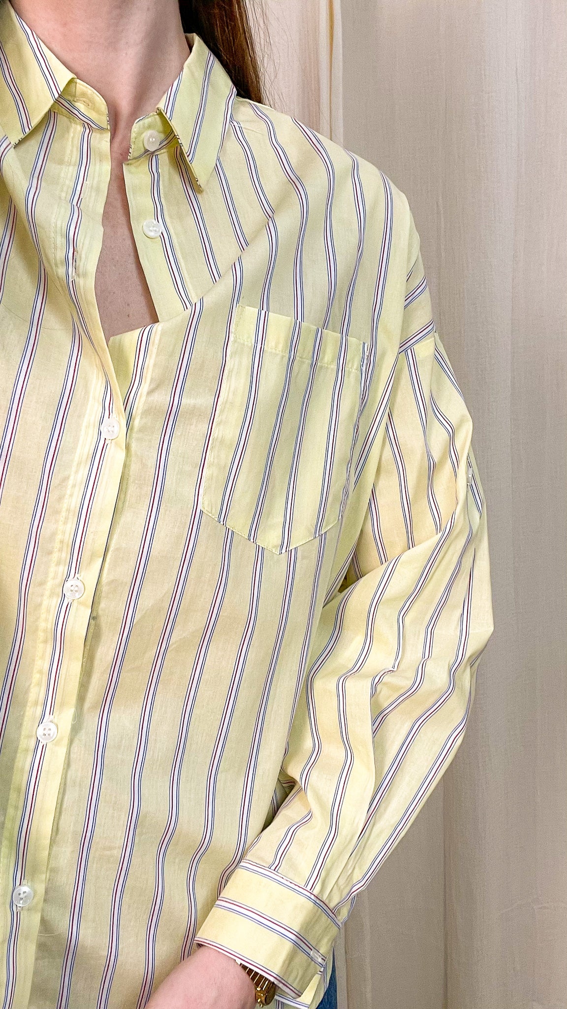 Chemise Alba – Chemise rayée oversize