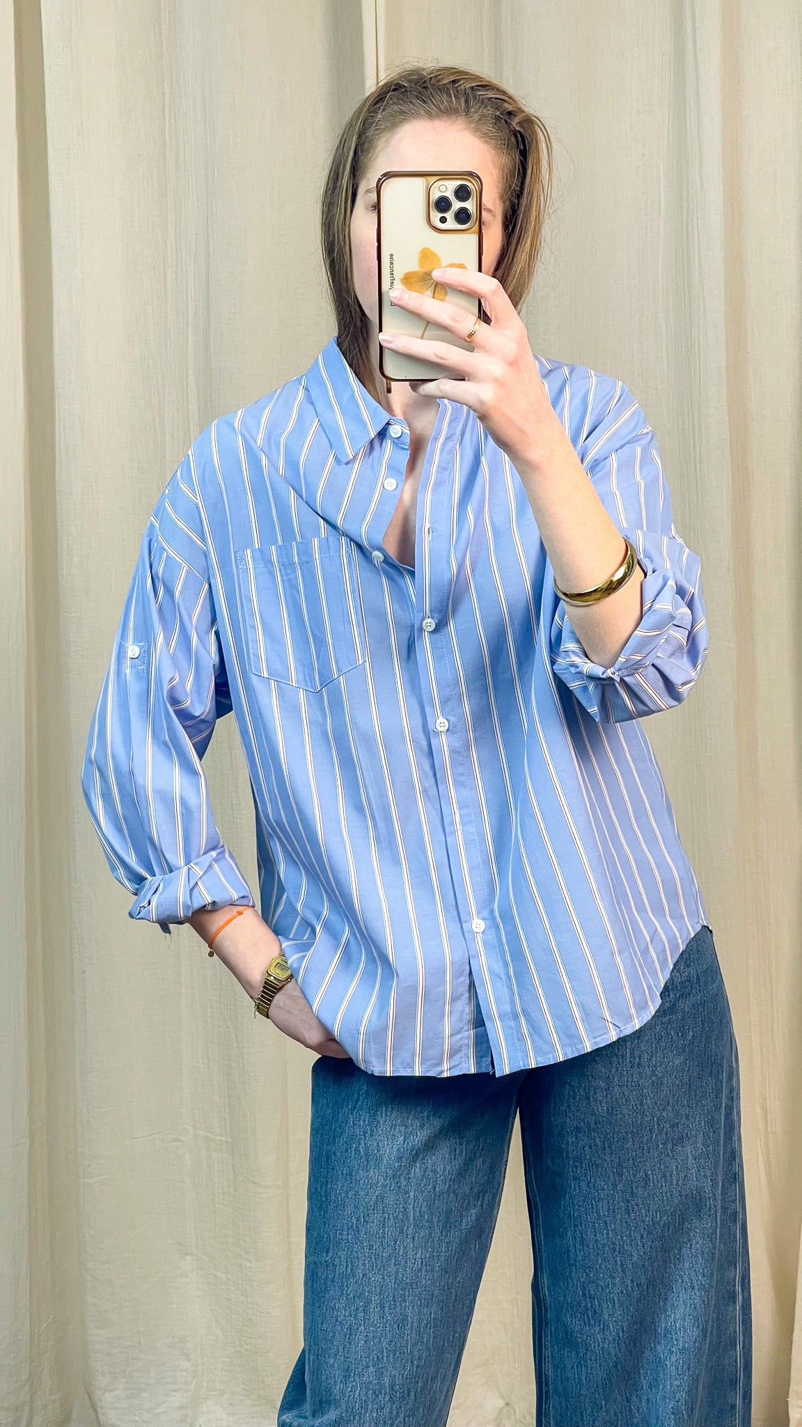 Chemise Alba – Chemise rayée oversize