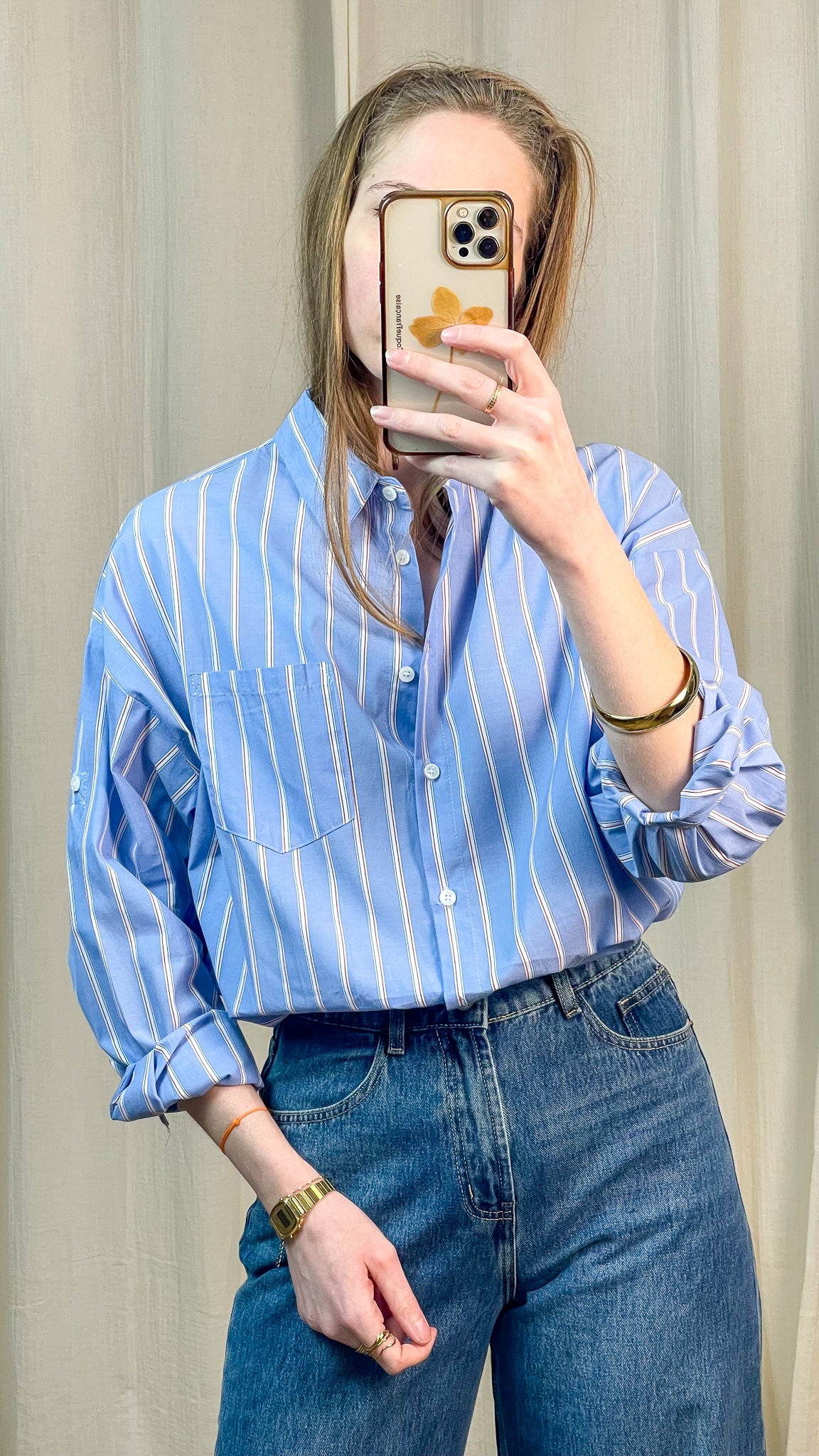 Chemise Alba – Chemise rayée oversize