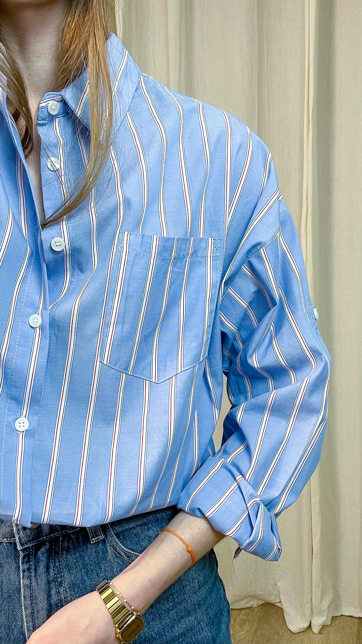 Chemise Alba – Chemise rayée oversize