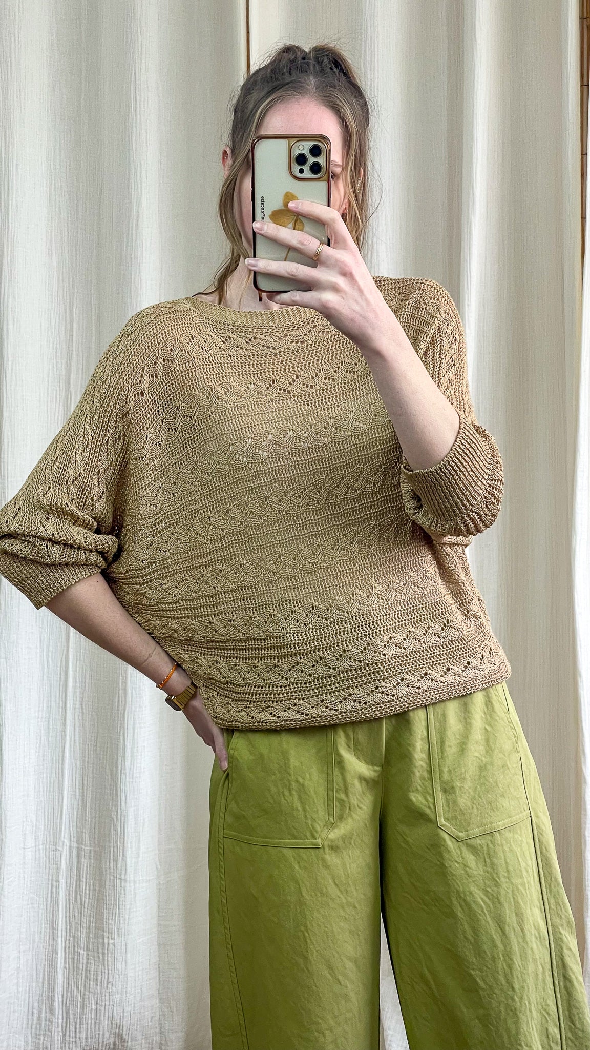 Pull Ajouré Solène – Pull en maille légère