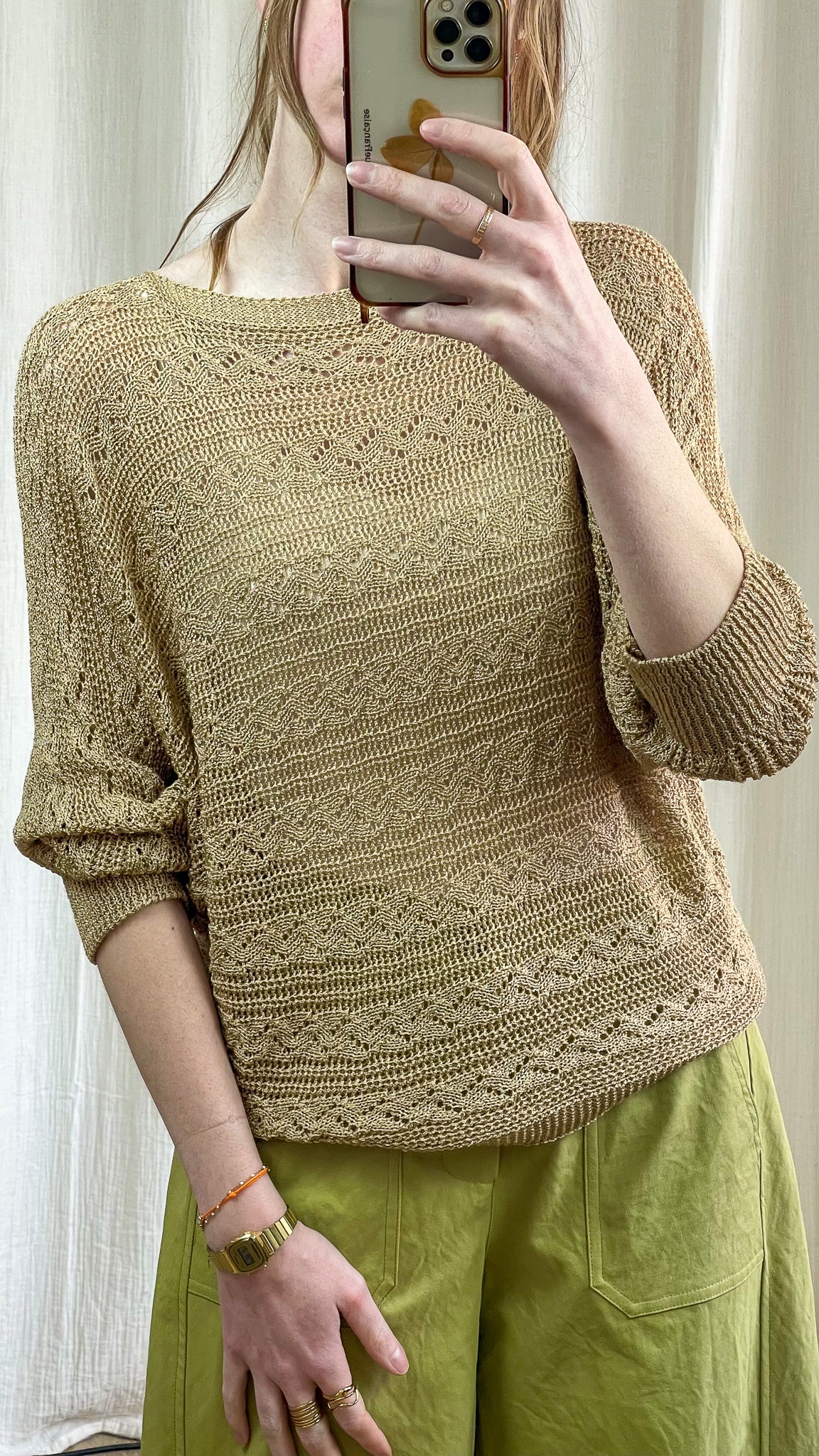 Pull Ajouré Solène – Pull en maille légère