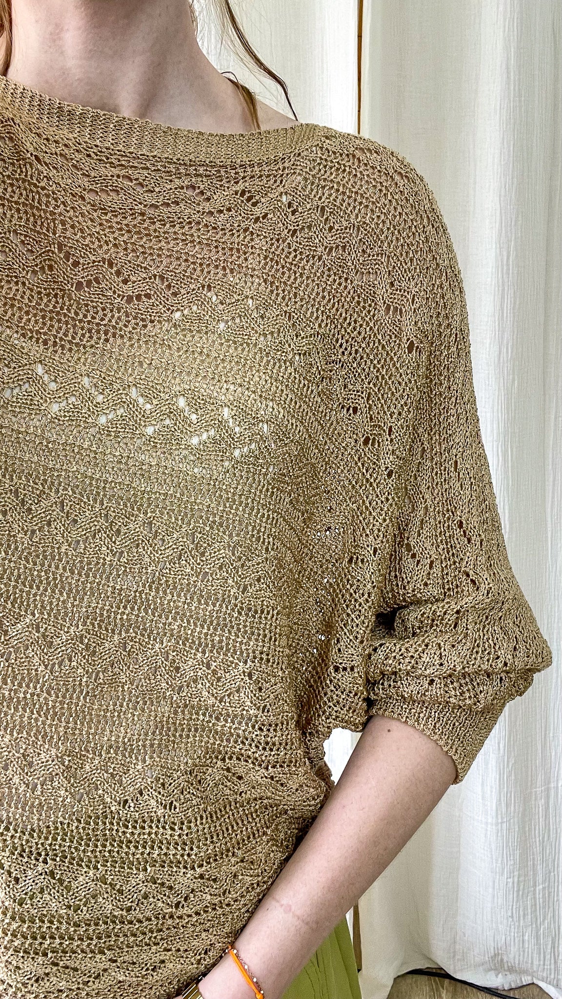 Pull Ajouré Solène – Pull en maille légère
