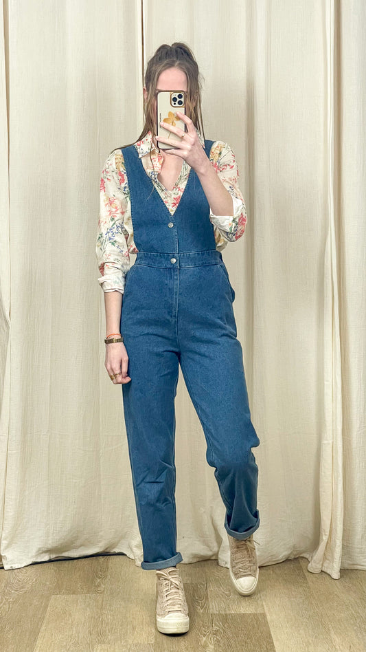 Salopette Jeanne – Salopette en jean à bretelles