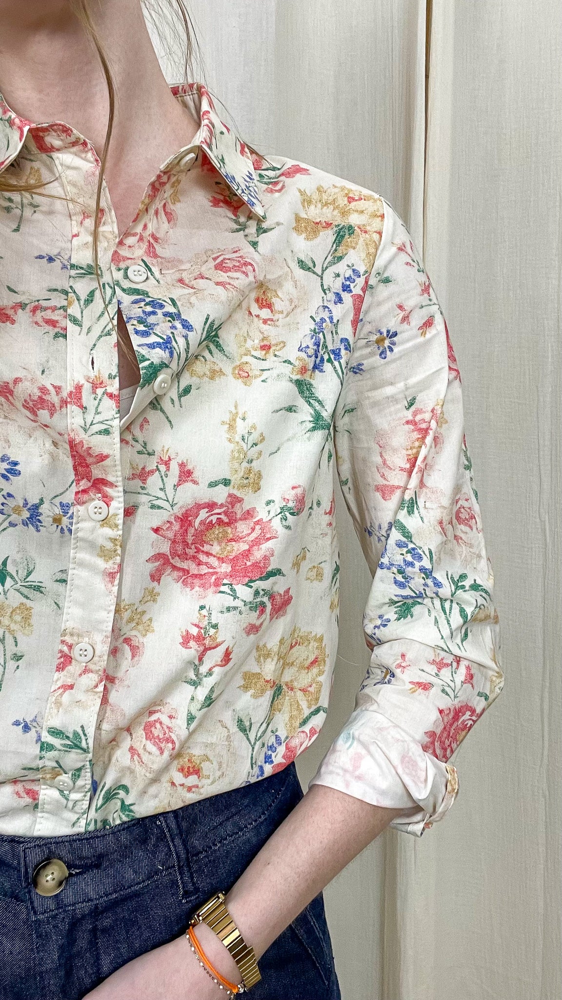 Chemise Romane – Chemise fleurie fluide