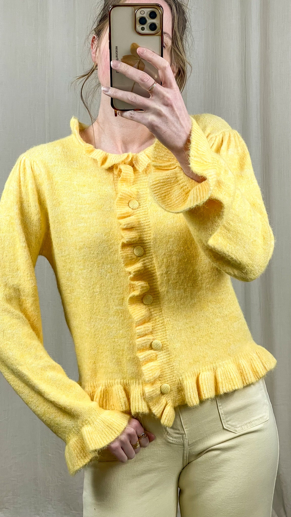 Gilet Lemon – Gilet jaune à volants