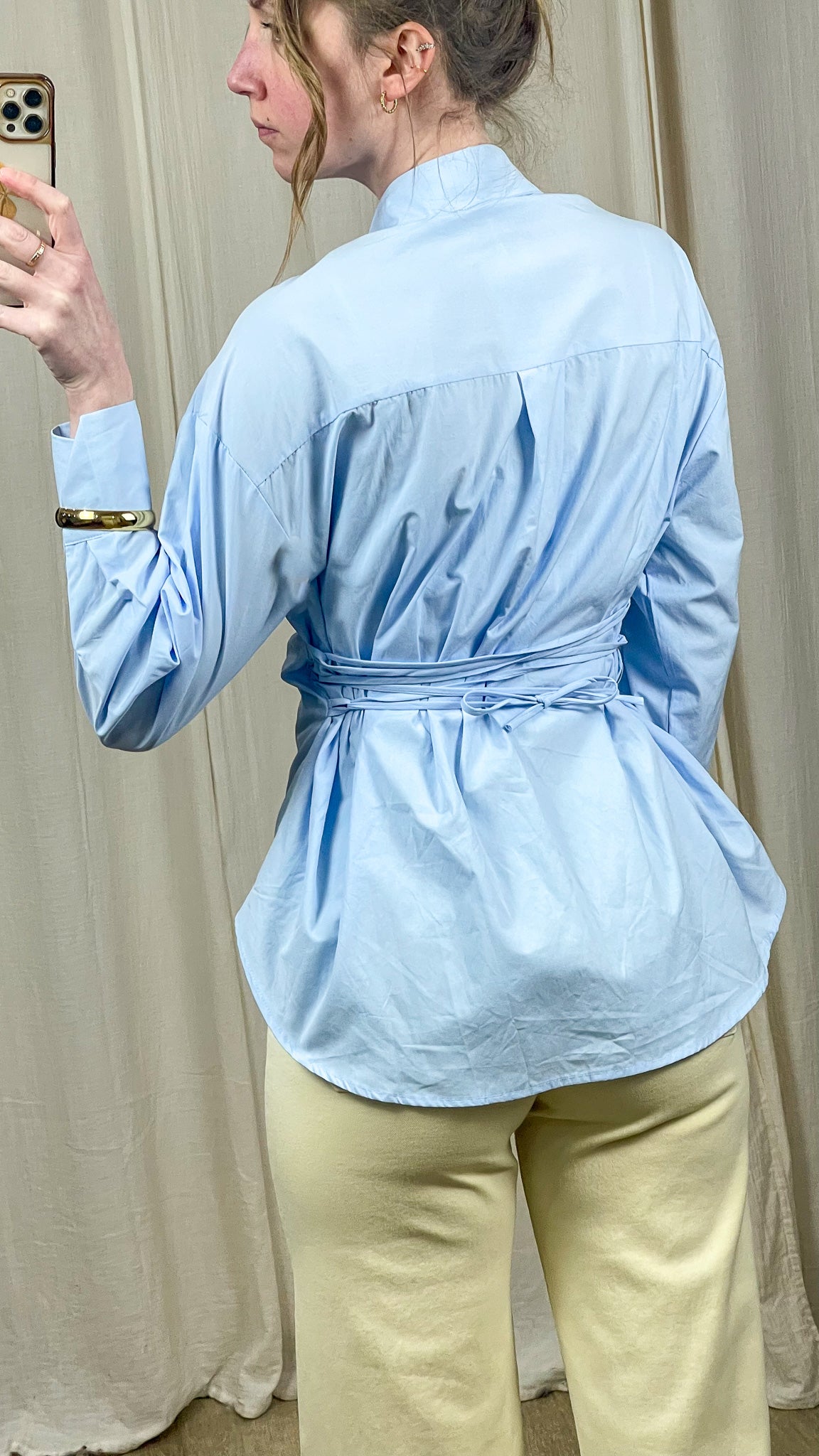Blouse Alma – Blouse cache-cœur à nouer