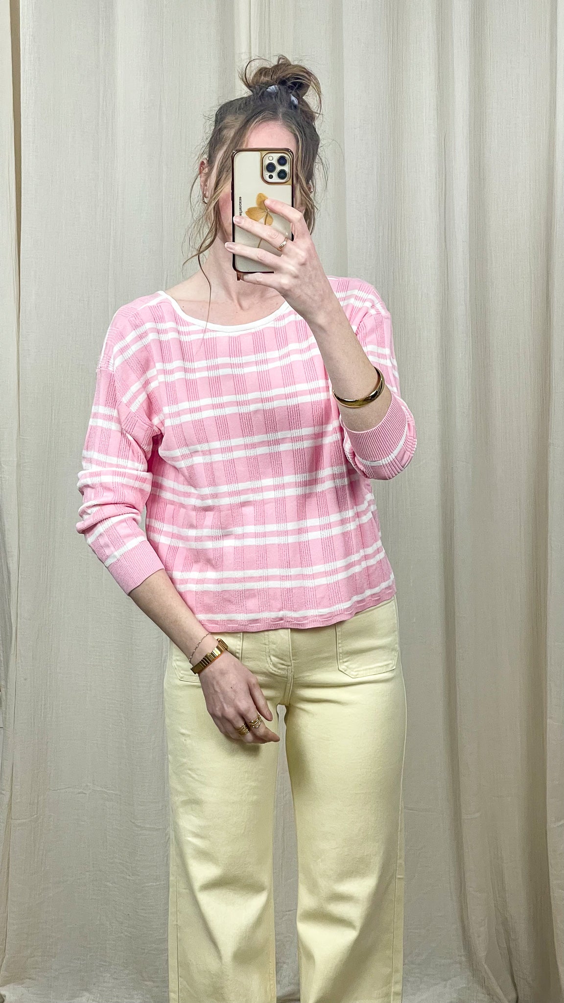 Pull Romy - Pull fin à rayures réversible