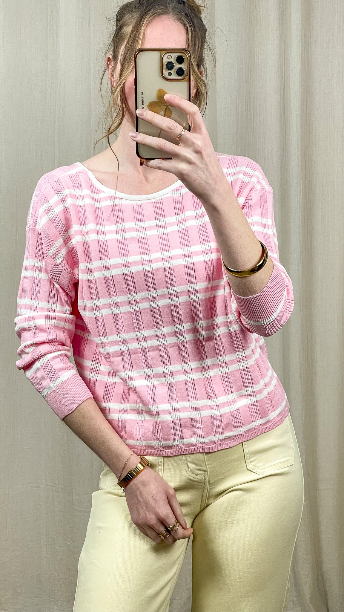 Pull Romy - Pull fin à rayures réversible