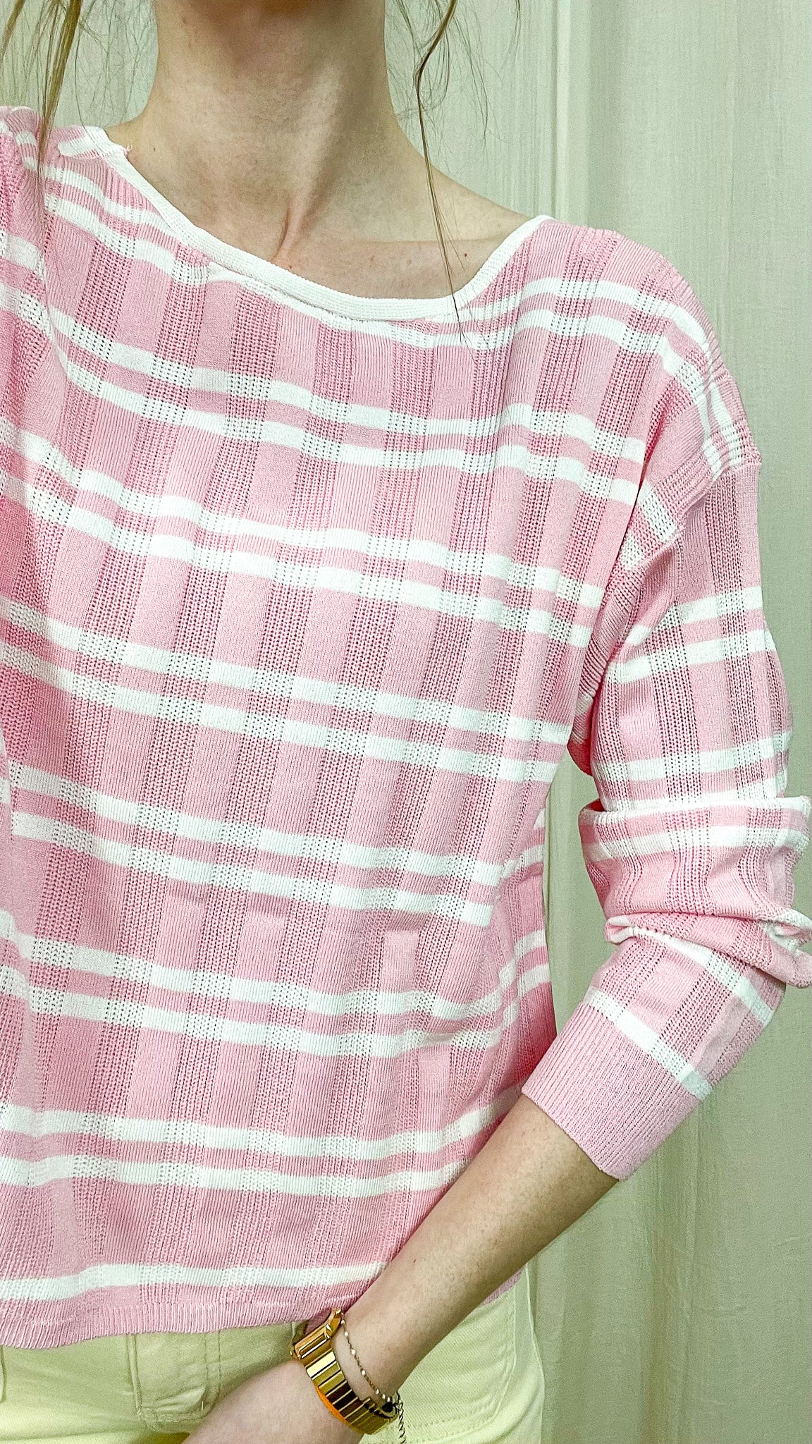Pull Romy - Pull fin à rayures réversible