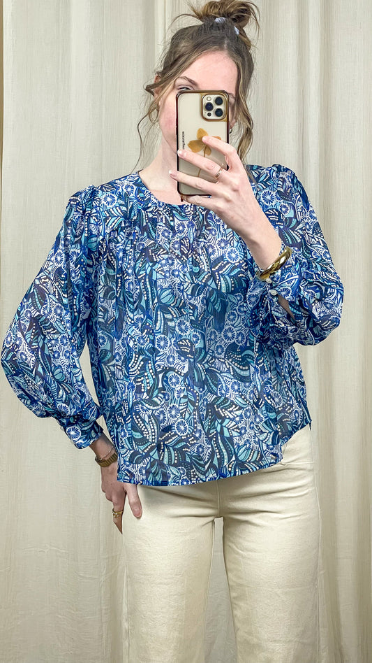 Blouse Celestine - Blouse fluide imprimée