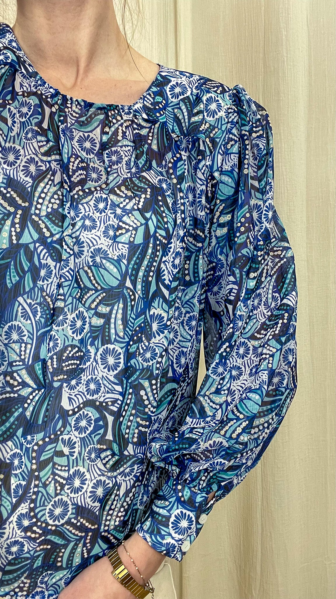 Blouse Celestine - Blouse fluide imprimée
