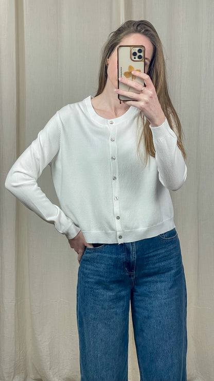 Gilet col rond basique