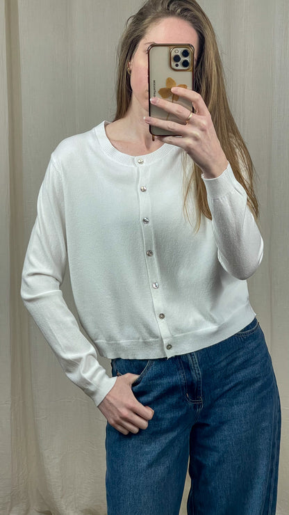 Gilet col rond basique