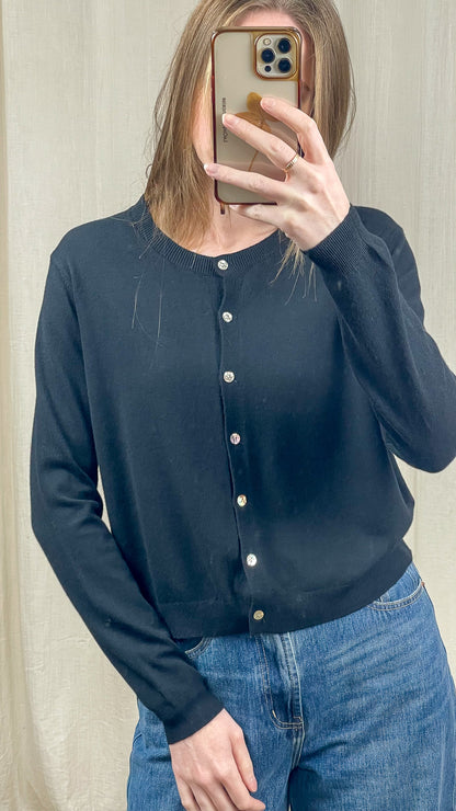 Gilet col rond basique