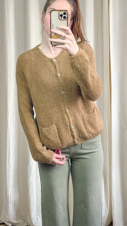 Gilet Lison - Gilet en baby alpaga boutonné avec poches
