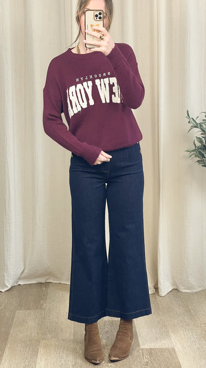 Pull NY - Pull avec écriture New York