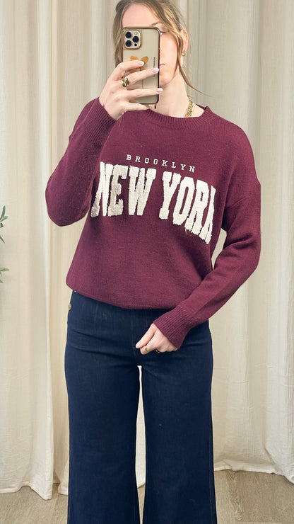 Pull NY - Pull avec écriture New York