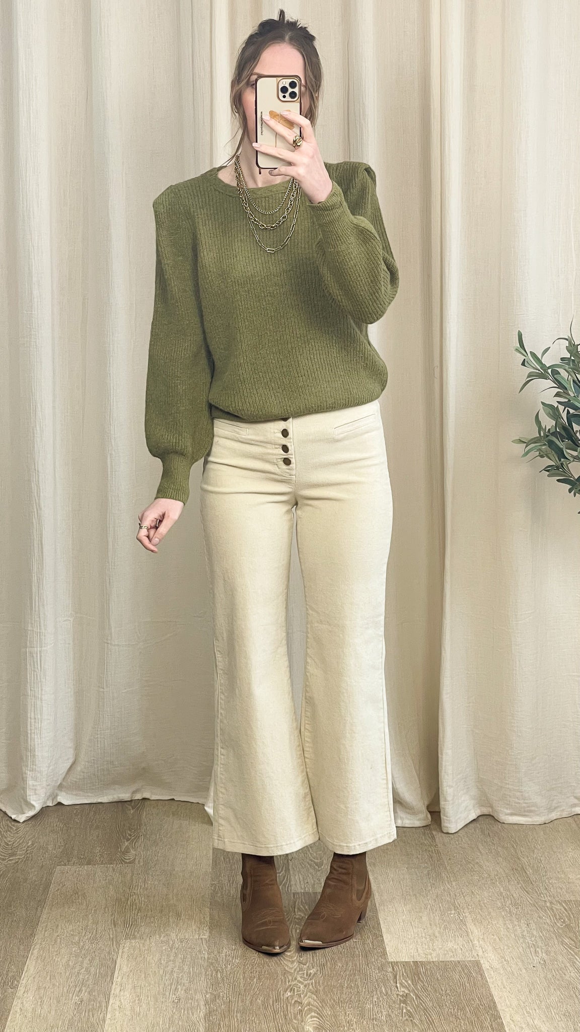 Pantalon Valentina - Pantalon en velours côtelé Oraije
