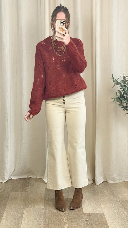 Pull Isadora - Pull ajouré en mohair