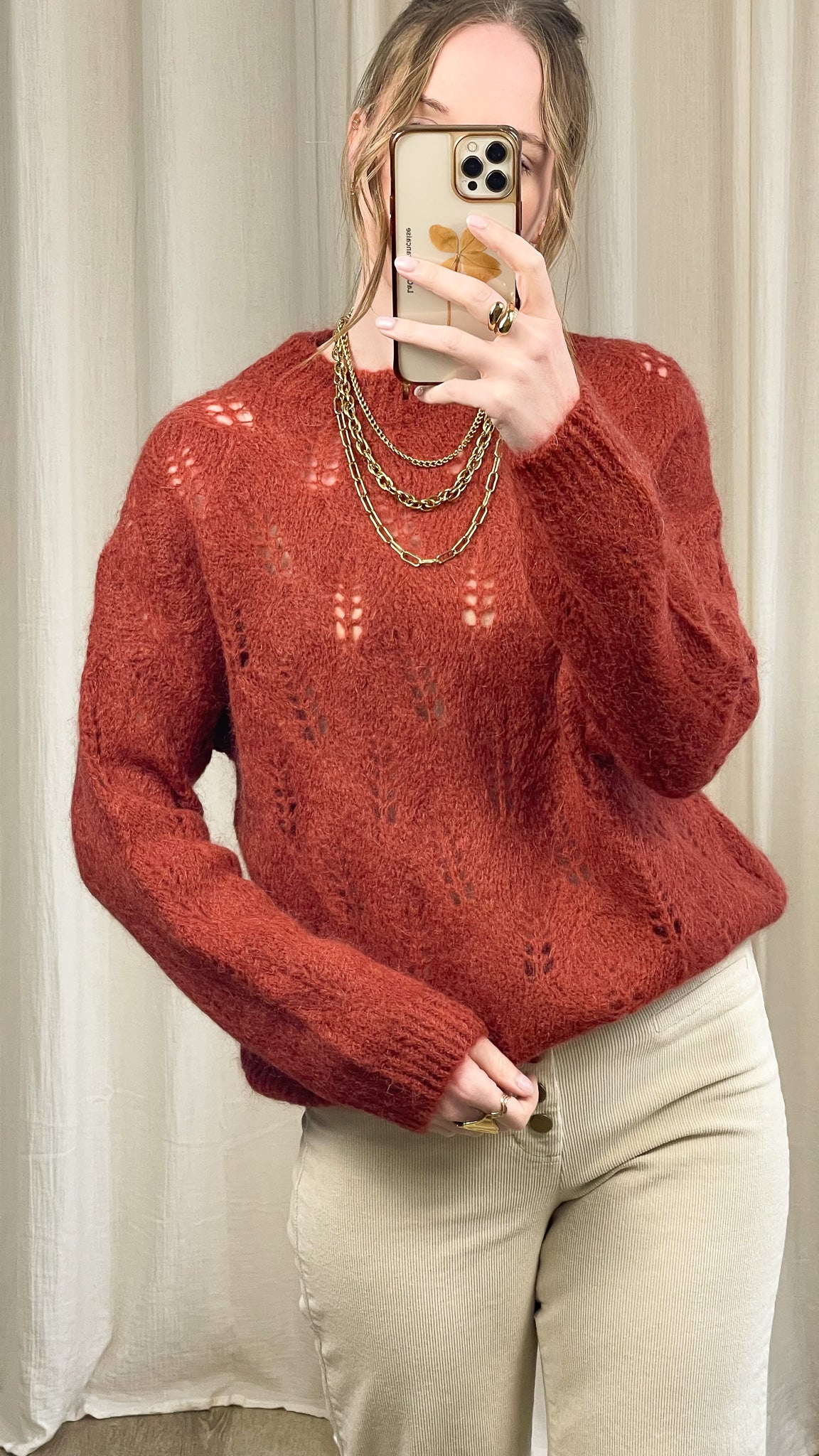 Pull Isadora - Pull ajouré en mohair