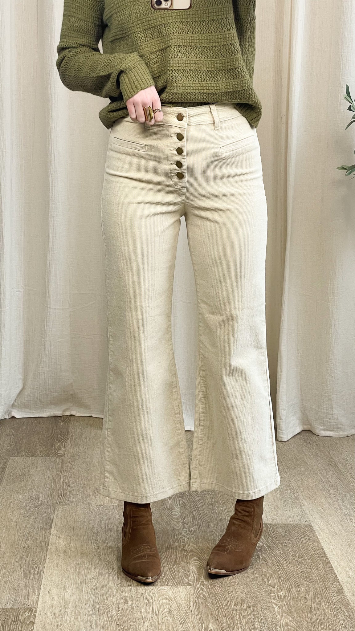 Pantalon Valentina - Pantalon en velours côtelé Oraije