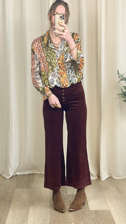 Pantalon Valentina - Pantalon en velours côtelé Oraije
