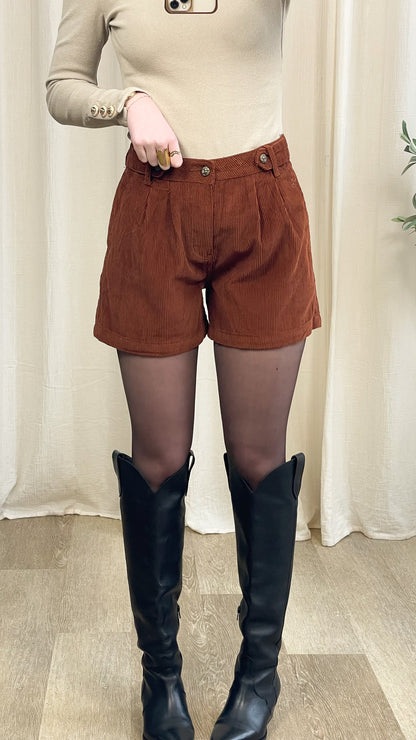 Short Rosie - Short en velours côtelé