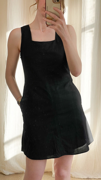 Robe Célia – Robe courte évasée à bretelles larges