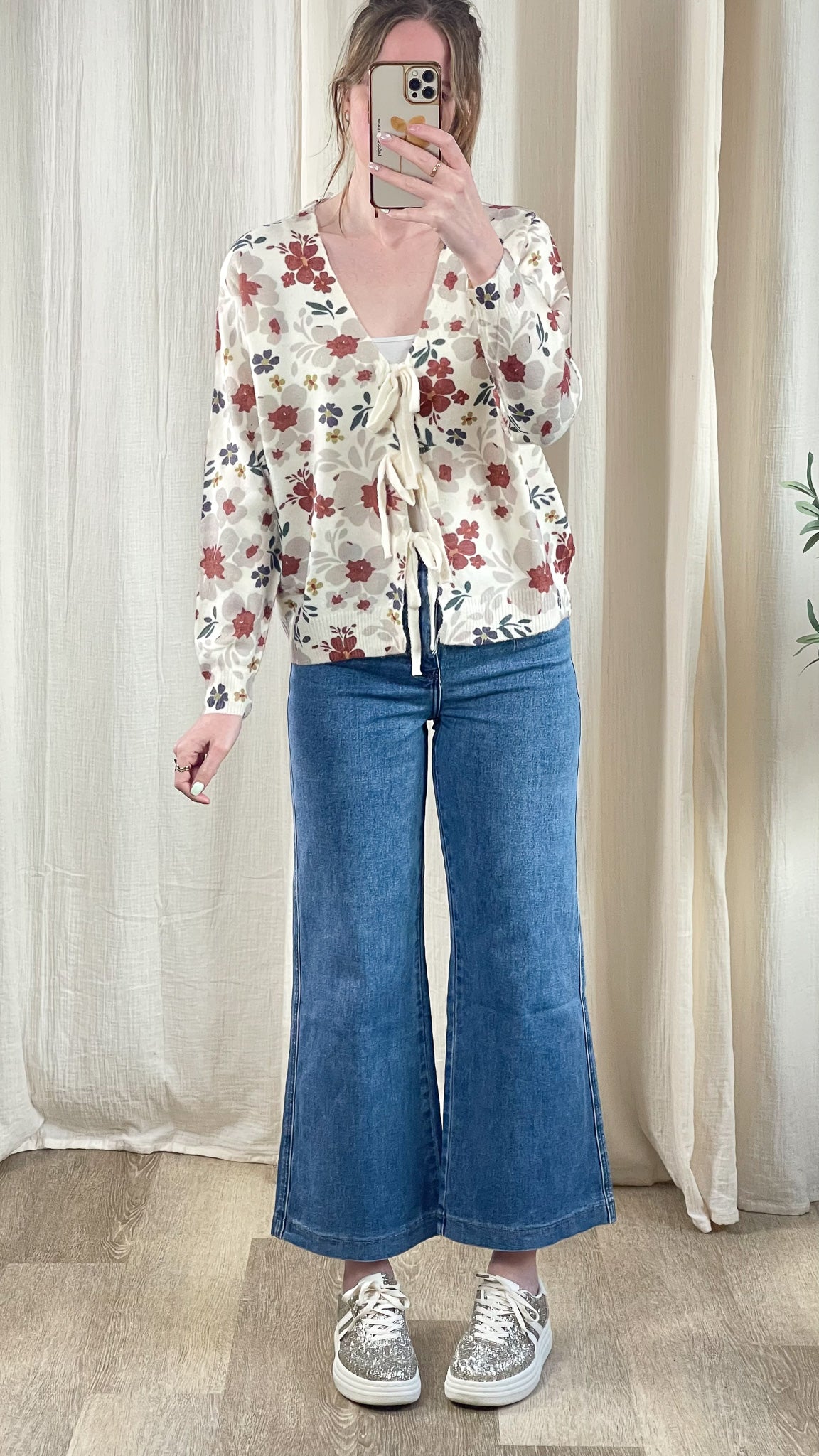 Gilet Mila - Gilet imprimé fleuri